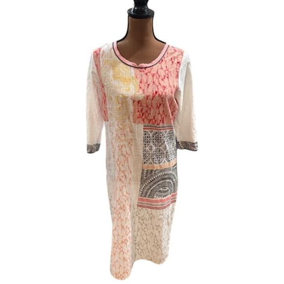 Aurelia Dresses & Skirts - Beautiful Aurelia Linen Kurta in Geometric Prints For Boho Styling & Flair